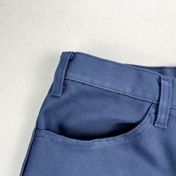 Vintage Levis Sta-Prest Pants Mens 34 Blue Straight Leg Dress Slacks Made in USA - Picture 6 of 16